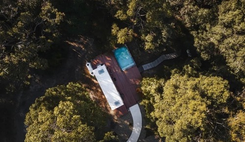 Ikigai Tiny Home - An Enchanting Forest Living, Private Swimming Pool and Outdoor Bath