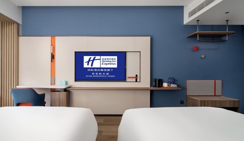 Standard Room, 2 Double Beds, City View