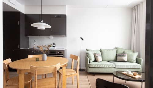 Large studio with sea view