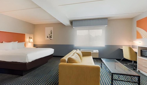 Deluxe Suite, 1 King Bed with Sofa bed, Non Smoking, Jetted Tub