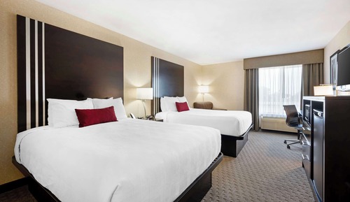Standard Room, 2 Queen Beds, Non Smoking, Refrigerator & Microwave