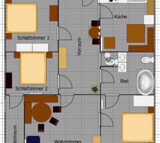 Three-Bedroom Apartment