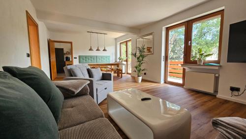 Deluxe Two-Bedroom Apartment with Garden View