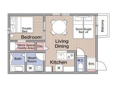 Two-Bedroom Apartment