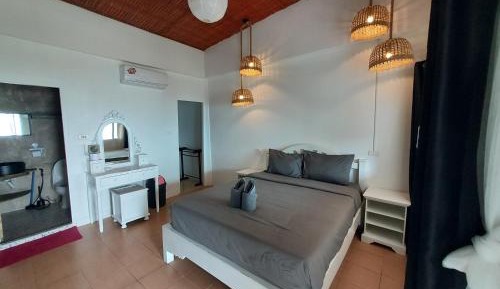 King Bed Room with Patio