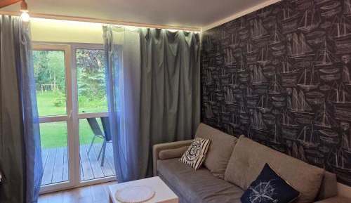 Deluxe One-Bedroom Apartment with Garden View