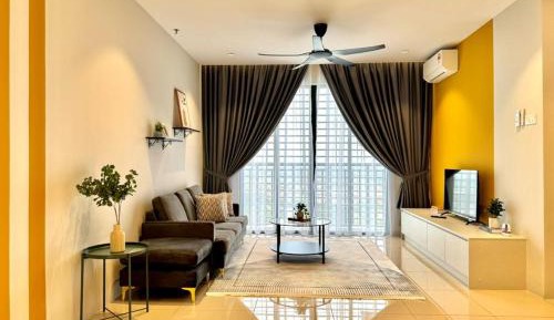 Three-Bedroom Premium Apartment with Balcony