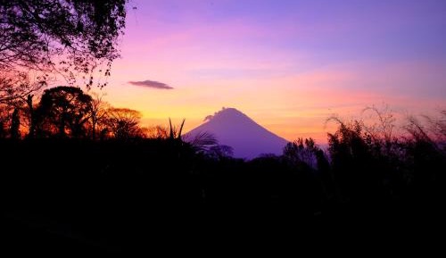 Rustic Studio with Volcano View