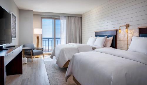 Ocean Front, Guest room, 2 Queen, Balcony