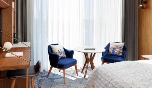 Superior Double Room with Two Double Beds and City View