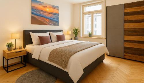 Two-Bedroom Apartment with Balcony and Terrace