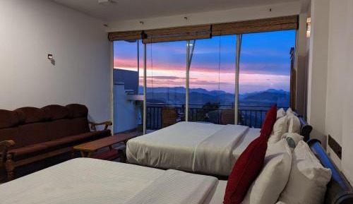 Family Room with Mountain View