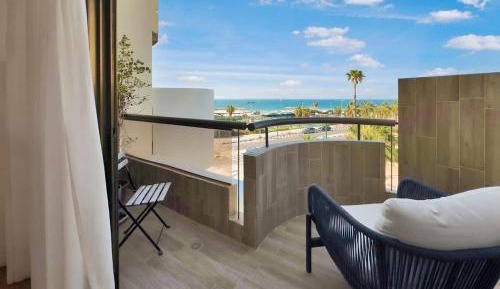 One-Bedroom Apartment with Balcony and Sea View
