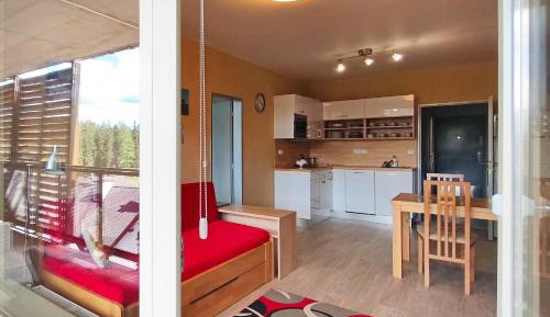 One-Bedroom Apartment with Balcony and Mountain View  