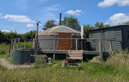 Tent with Mountain View