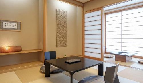 Ocean view Japanese-Western style room with jet bath