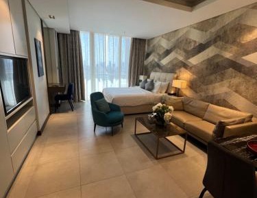 Studio with Pool View