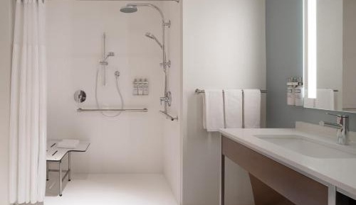 Standard King Room with Mobility Accessible Roll-In Shower