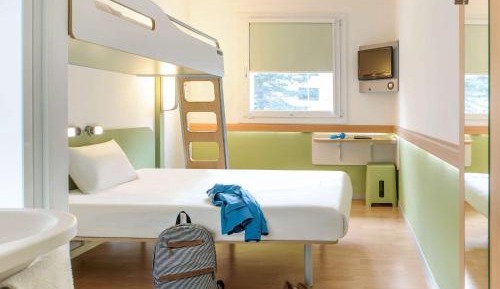 Triple Room with One Double Bed and One Bunk Bed
