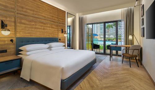 Cabana, Guest room, 1 King, Pool view, Pool access