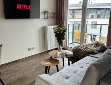 One-Bedroom Apartment with Balcony and Mountain View  