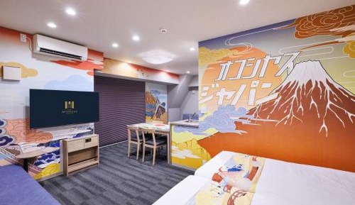 Japanese Concept Room with Washing Machine