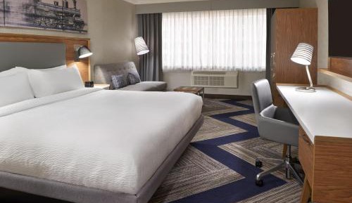 Guest room, 1 King, Sofa bed, City view