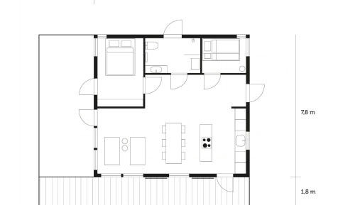 Two-Bedroom Holiday Home