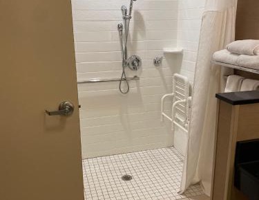 King Room with Roll-in Shower - Mobility and Hearing Accessible