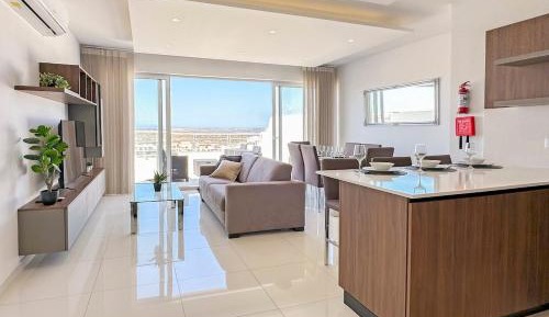 Three-Bedroom Apartment with Sea View