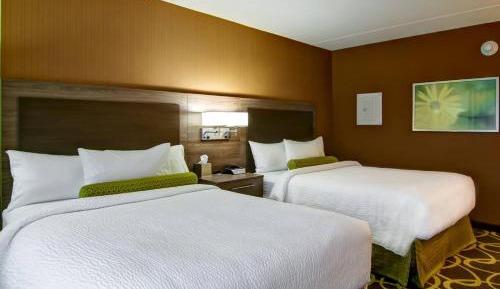 Queen Studio with Two Queen Beds and City View