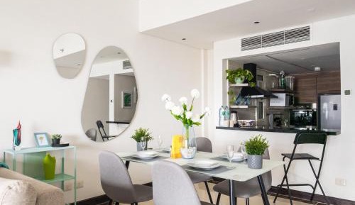 Two-Bedroom Apartment with Pool View