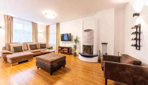 Studio with Fireplace