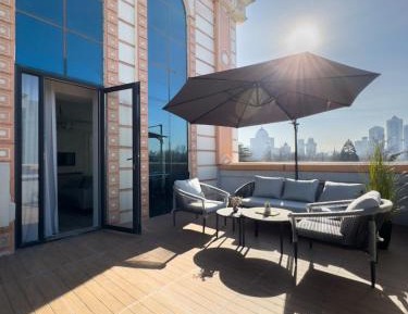 Two-Bedroom Apartment with Balcony and Terrace