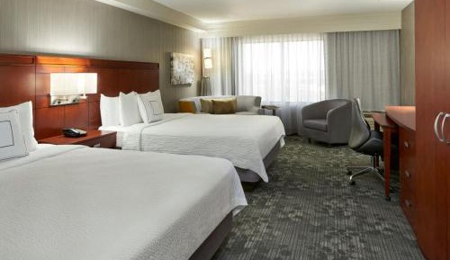 Large Queen Room with Two Queen Beds and Sofa Bed