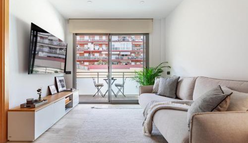 Two-Bedroom Apartment with Balcony and Terrace