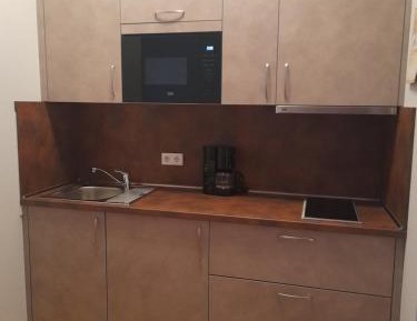 Small Family Room with Bathroom