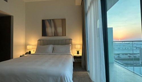 One-Bedroom Apartment with Balcony and City View