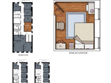 Standard Queen Room with Shared Bathroom 202
