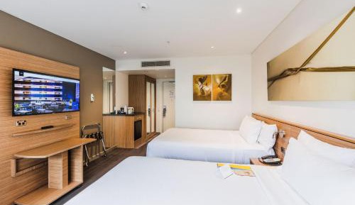 Twin Room with Two Double Beds - Mobility Accessible