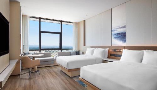Deluxe Guest room, 2 Double, Sofa bed, City view