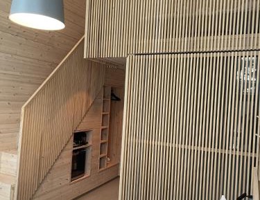 Family Room with Mountain View