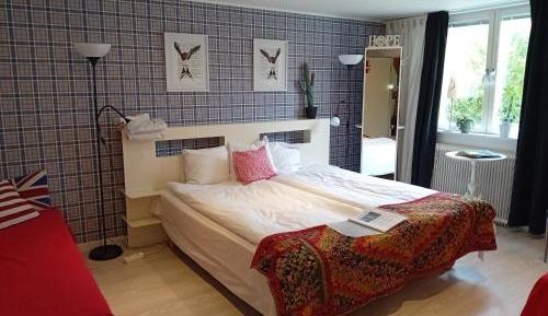 Family Room with Shared Bathroom