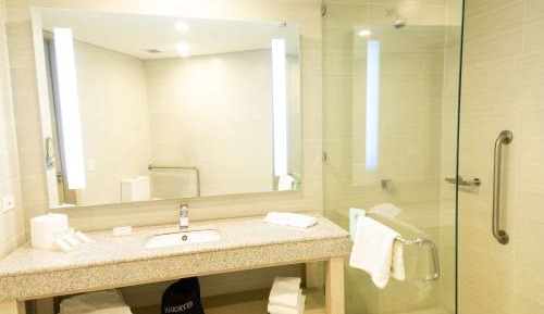 King Room with Roll-In Shower - Mobility/Hearing Accessible