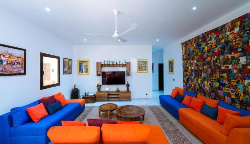 Family Room with Shared Bathroom