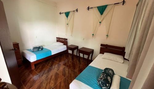 Standard two single beds