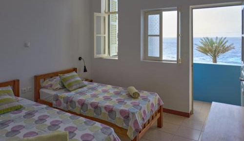 Double Room with Balcony and Side Sea View