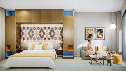 Deluxe Double Room (2 Adults + 1 Child)  (with 15% discount on Laundry Service,Welcome drink upon arrival,Happy Hours 11 am to 11 pm,Upgrade to deluxe/premium category,surprise gift upon check out and dinner with mocktail/beer for couple during the day)