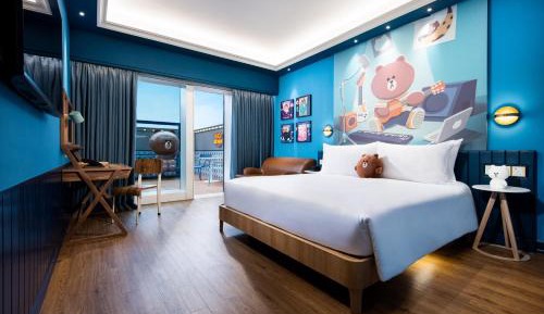 LINE FRIENDS Deluxe Balcony Room - King