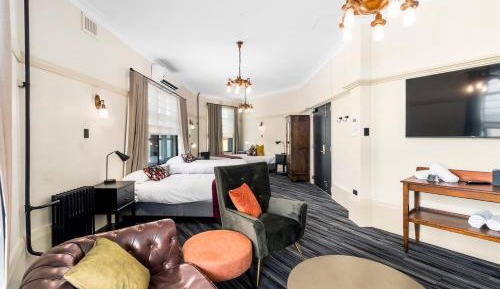 Family Room with Shared Bathroom